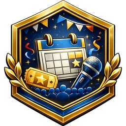 Event Organizer — Awarded after publishing 5 events. Event Organizer
